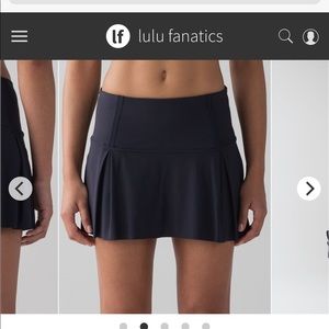 Lululemon Lost In Pace Skirt size 8
